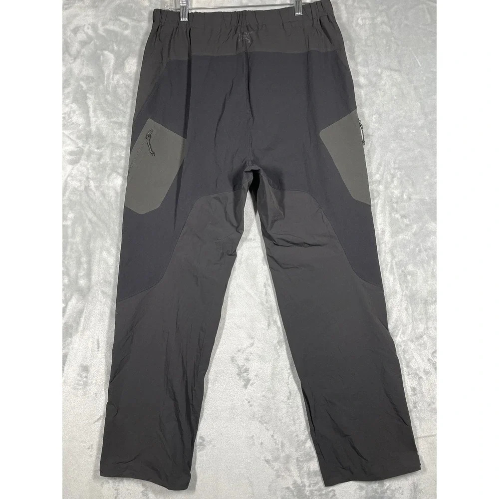 Arcteryx Paltz Cargo Pant Mens Medium Charcoal Grey Black Technical Hiking Pants